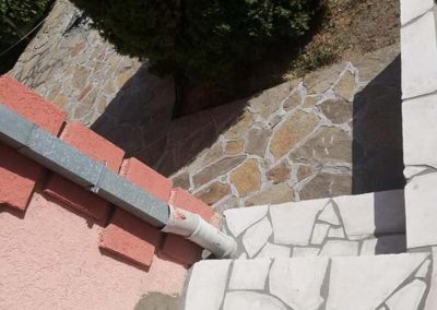 Prirodni kamen beli za stepenice